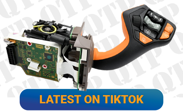 tik tok thumnail showing a sie view, motherboard, and connections of accounts command pro joystick for john deere 6r tractor